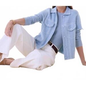 NEW KUJTEN jessenda jacket in sky blue breeze